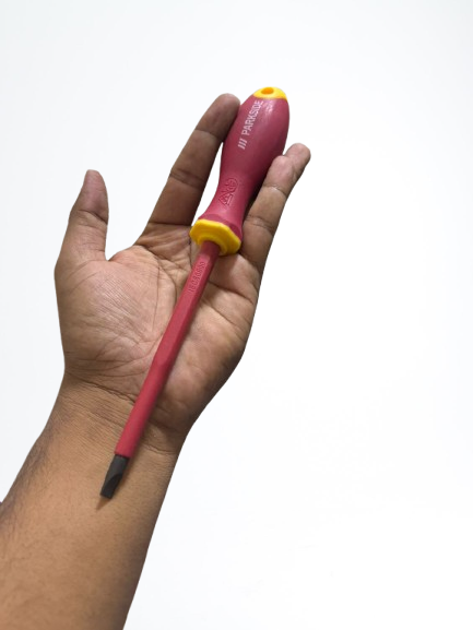 - mins Insulated Screwdriver for Live Electrical Circuits, Safety Voltage Rated, Red and Yellow